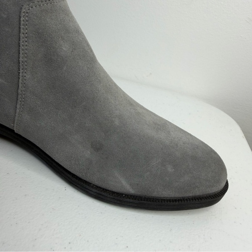 PRICE DROP Vionic Alana Gray Stretch Gore Water Repellent Suede Chelsea Boots 11 - Picture 5 of 12